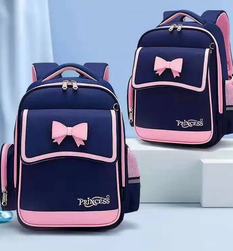 'Princess' Orthopedic School Backpack for Girls - Grade 1 to grade 5 image
