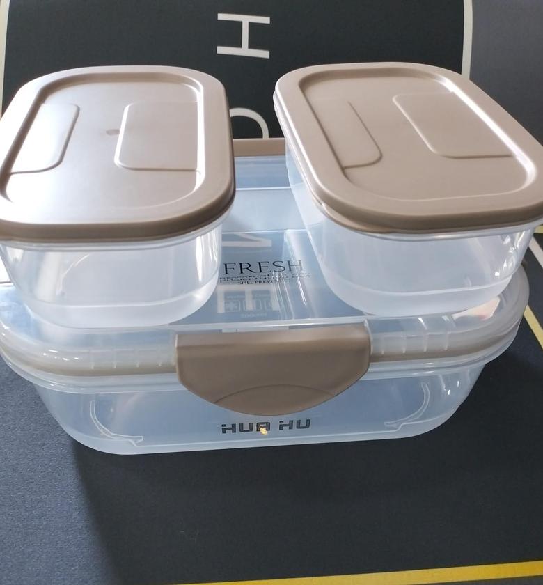 3 Pc Reusable Food Storage Containers image