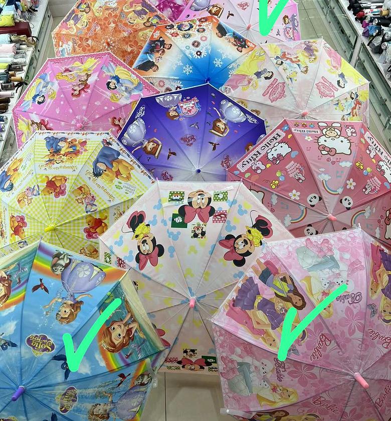 Kids Cartoon Themed Umbrellas image