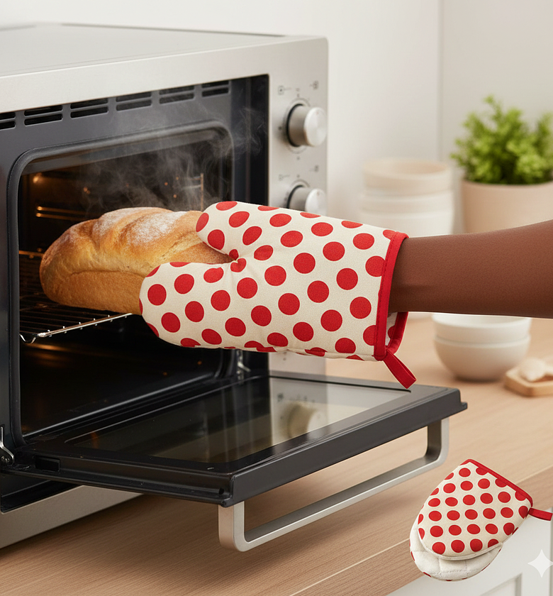 Heat Resistant Oven Gloves image
