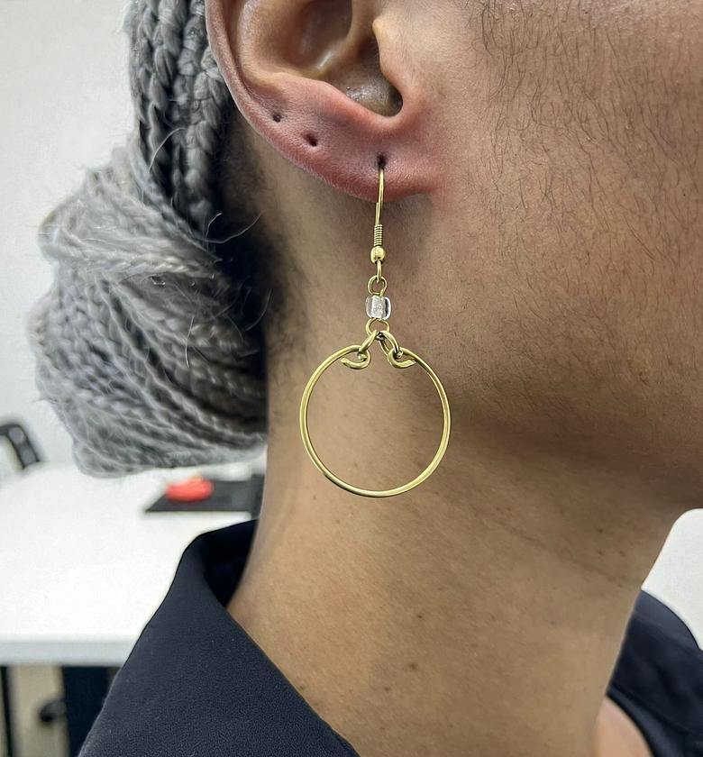 Kaya Brass Earrings image