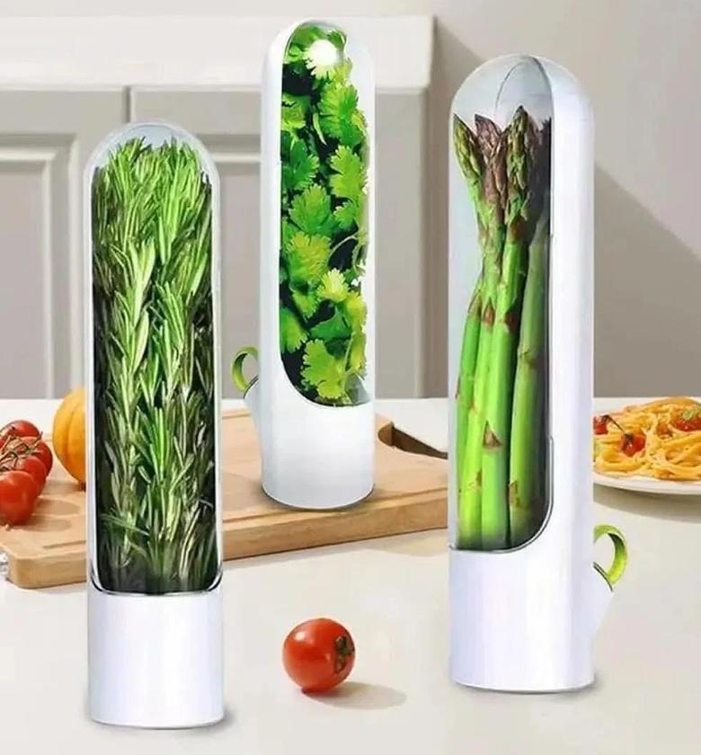 Herb/Dhania fridge storage containers  image