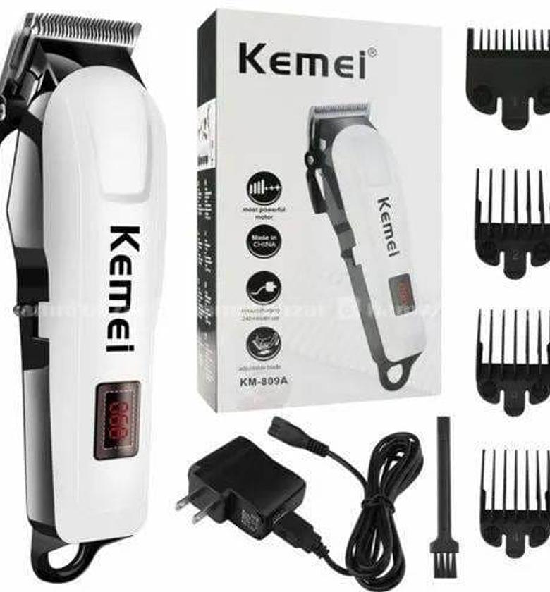 Electric Shaver. Kemei KM-809A Professional Rechargeable Cordless Hair Clipper.  image