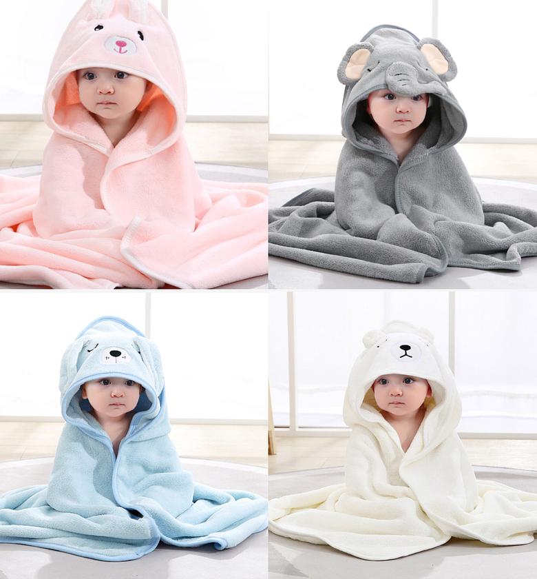 Soft Hooded Baby Bath Towel image