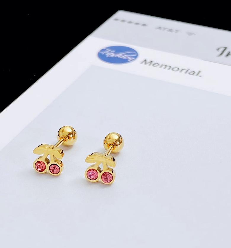 Stainless Steel Stud Earrings Set image