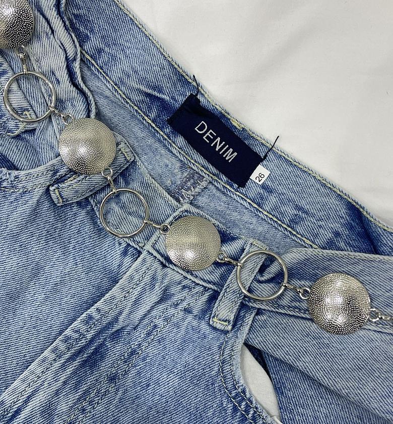 Textured Disc & Ring Chain Belt image