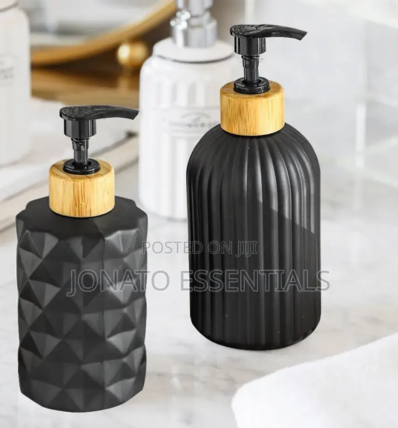 Refillable Ceramic Bottle Soap Dispenser image