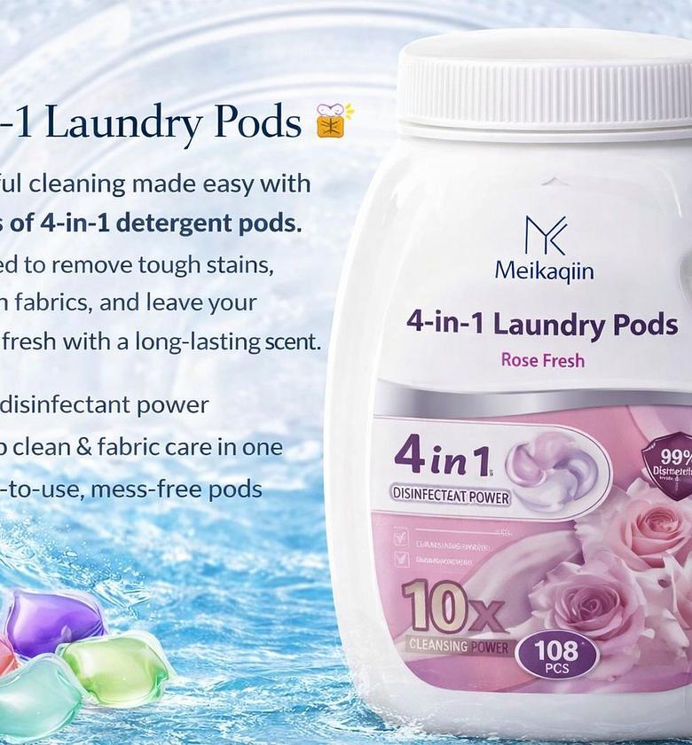 4 in 1 Laundry pods image