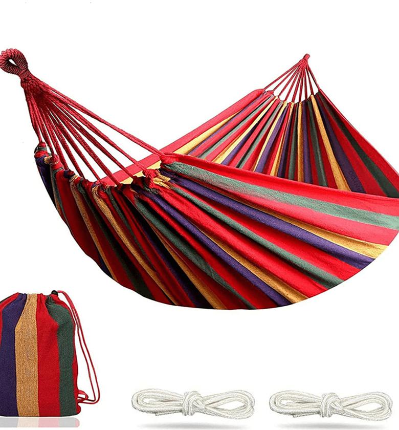 Striped Outdoor Hammock (Heavy Duty) image