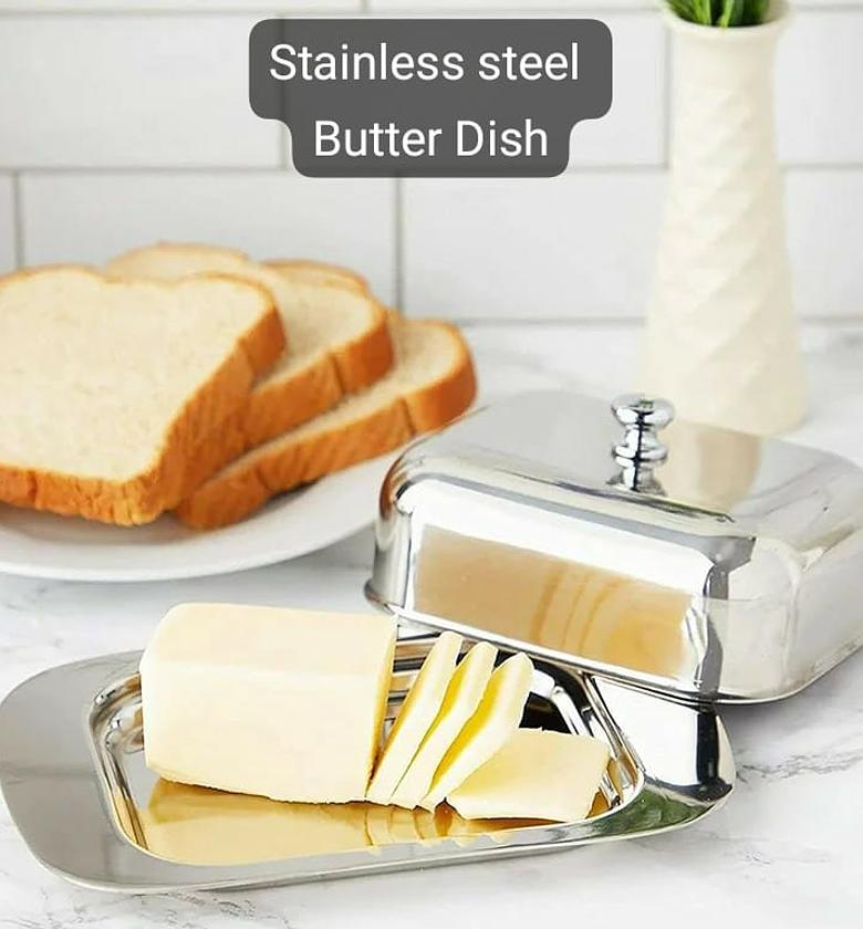 Stainless Steel Butter Dish image