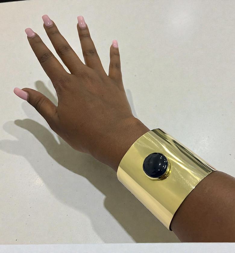 Black Cuff Stonegem Bracelets image