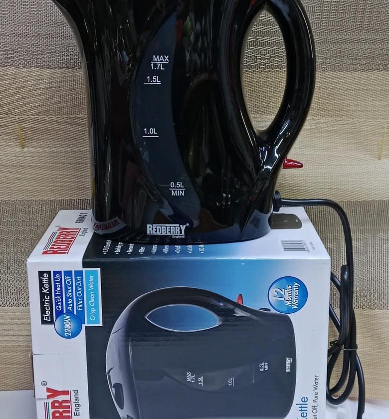 Electric Kettle. Redberry 1.7ltrs Corded Kettle image