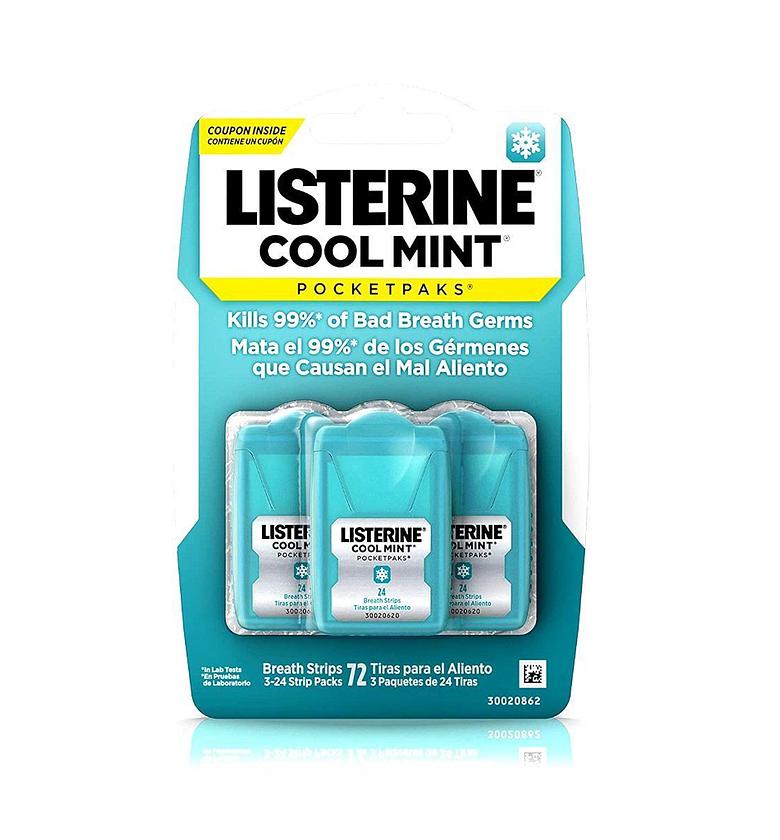 Listerine Pocketpaks Cool Mint Breath Strips image