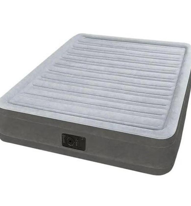 Inflatable/Air Mattress. Dura-Beam Deluxe Comfort-Plush Mid-Rise Air Mattress:  Built-in Electric Pump Size 5×6  image