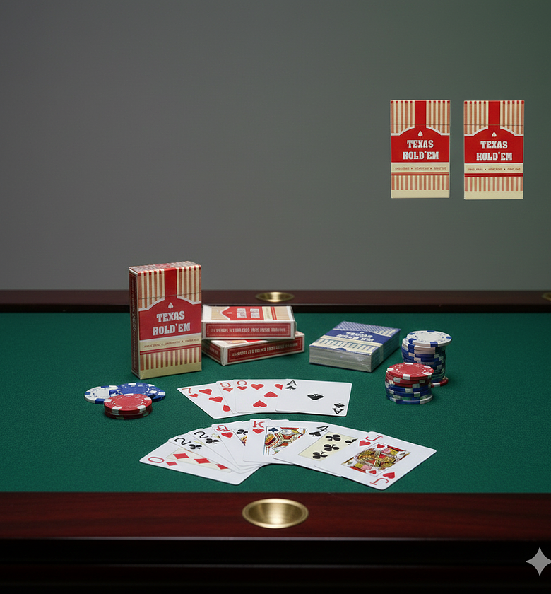 Texas Holdem Plastic Playing Cards 100% Waterproof Poker image