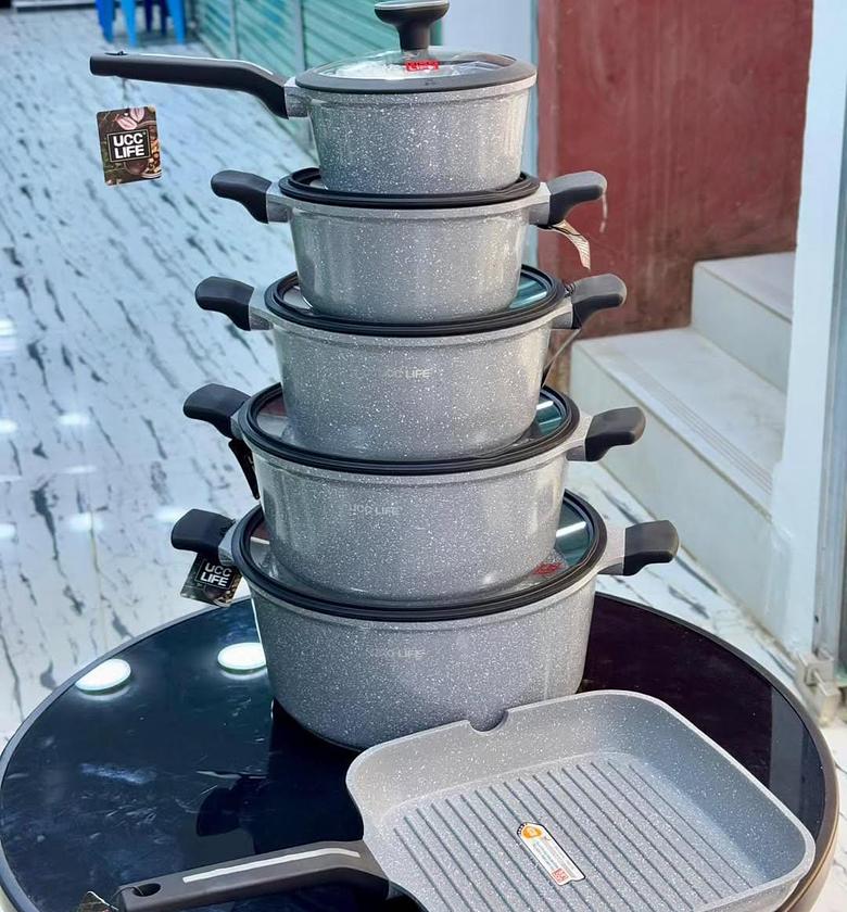 16pcs granite cookware image