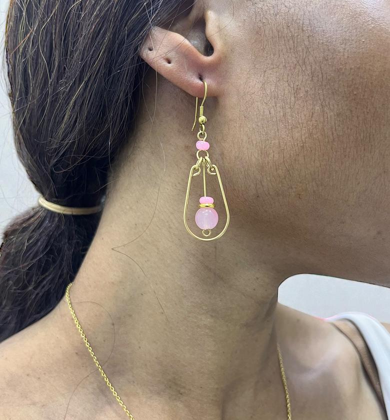 Moonstone Dangle Earrings image