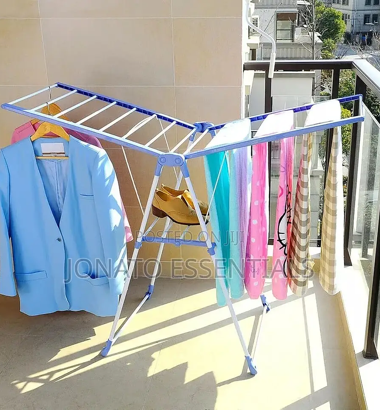 Foldable and Portable Clothes Drying Rack image