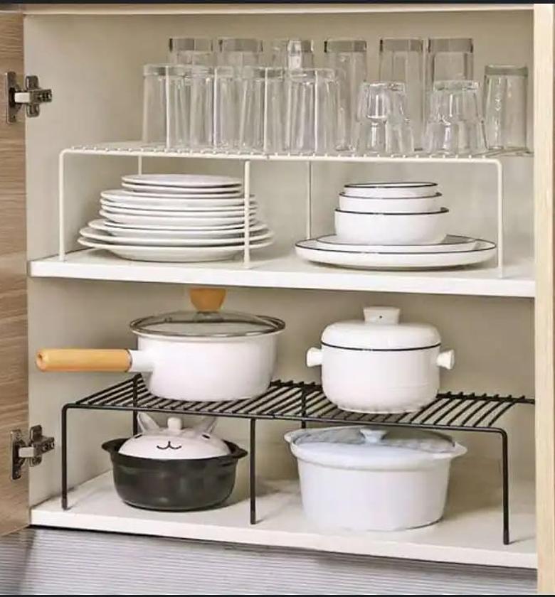 Strong Retracting Extending metallic shelf shelf raiser image