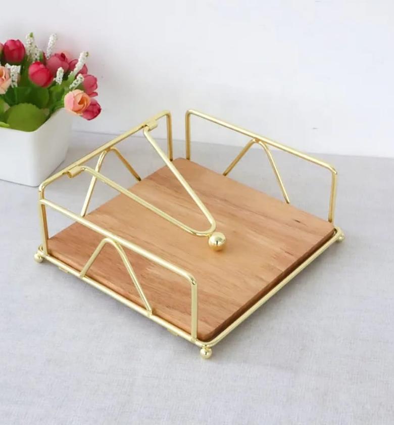 Rustic Style Flat Napkin Holder  image