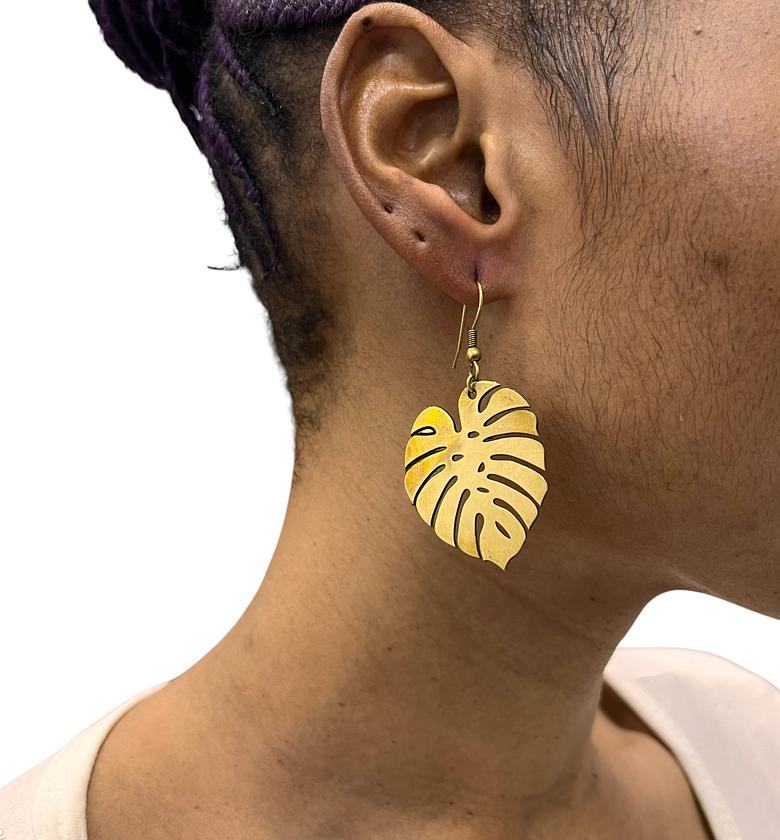 Tayo Brass Earrings  image