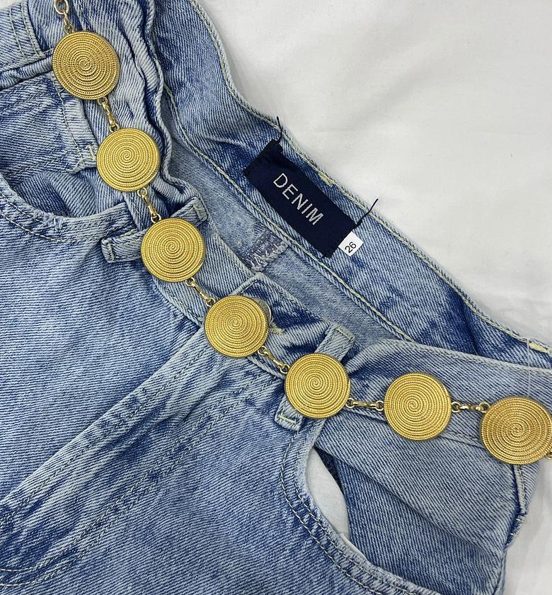 Spiral Medallion Chain Belt image