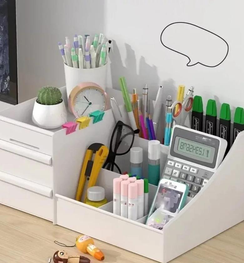 Cosmetic Storage Box with Drawers image