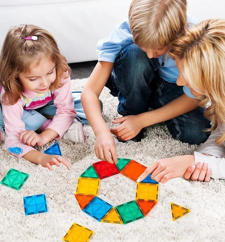 Magnetic Blocks 96 pcs image