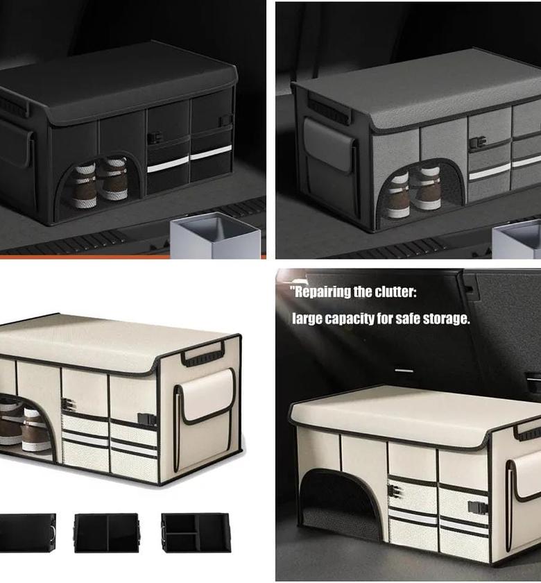 Car Trunk foldable storage box. image
