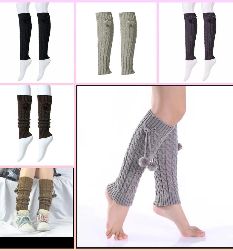 Winter Warm Leg Warmers Size:42cms suitable for adults and kids image