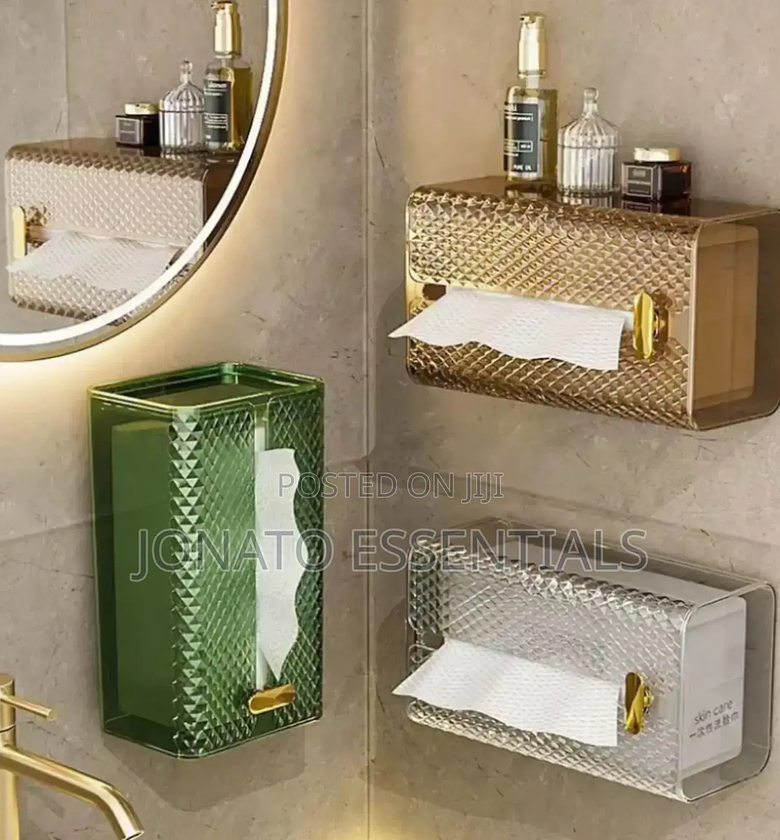 Wall Mounted Tissue and Napkin Storage Box image