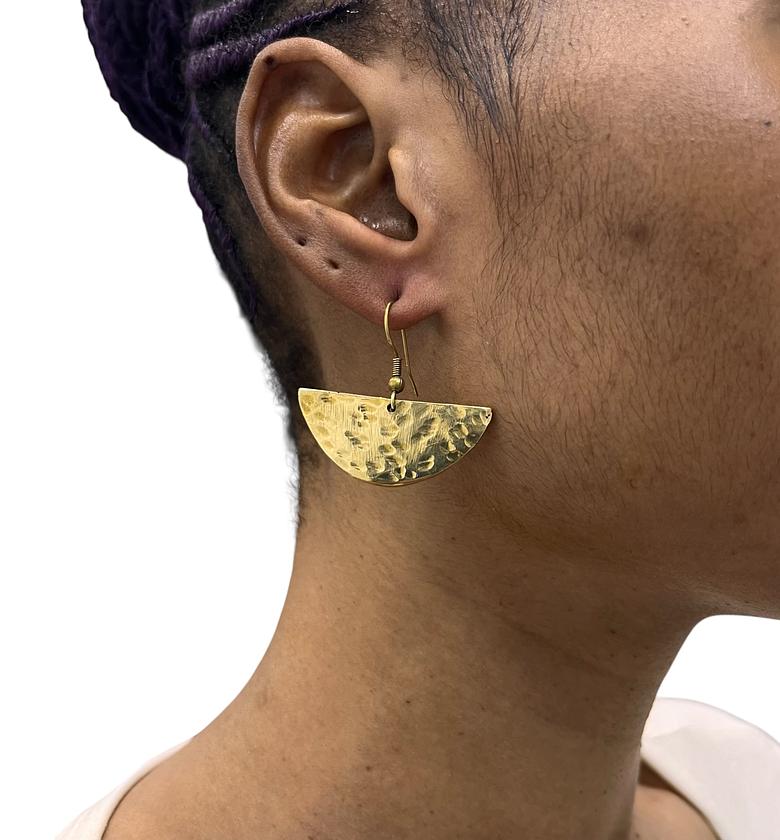 Zina Brass Earrings  image
