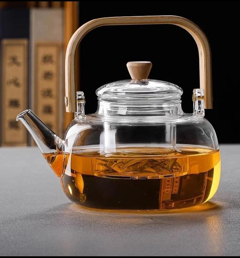 High Borosilicate Glass Teapot – 1.4L Heat-Resistant Teapot image