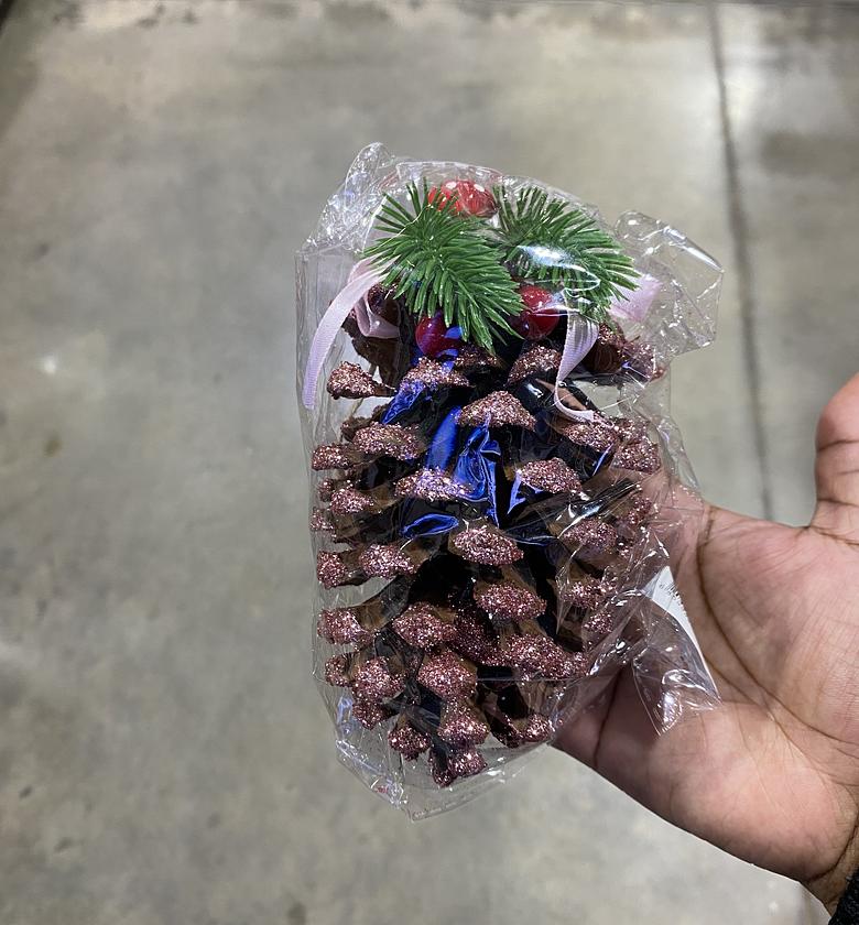 Christmas pine cone pendants  image