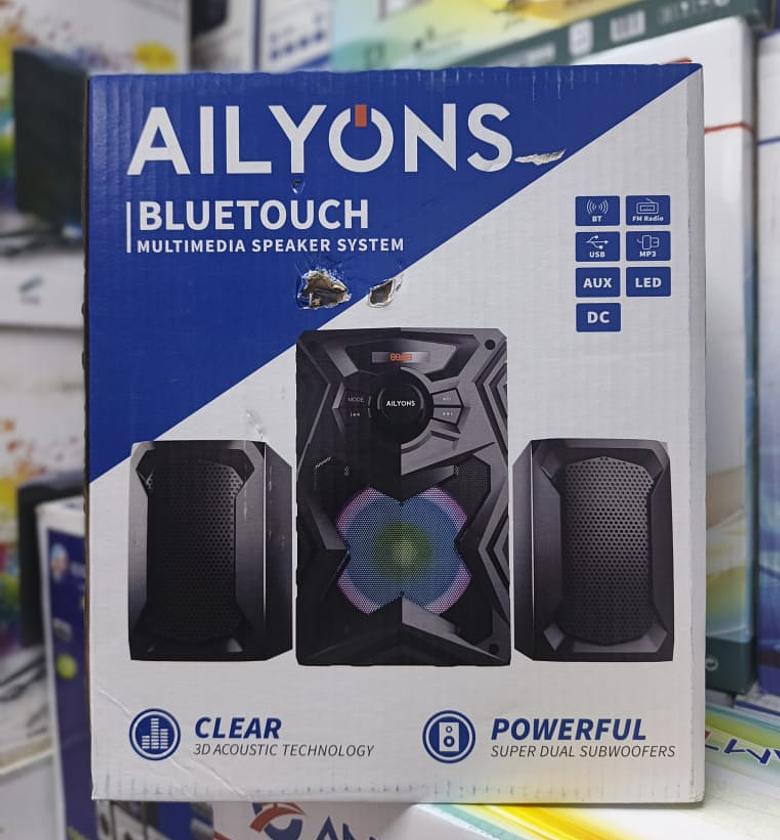 Ailyons Bluetooth 2.1 channel system featuring Bluetooth connectivity and powerful subwoofers image