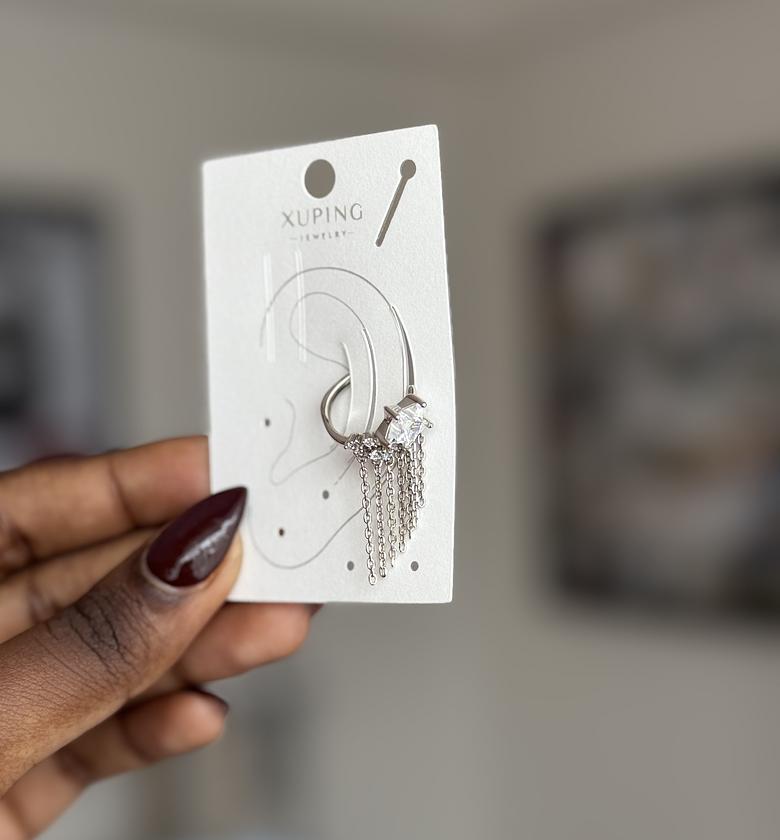 Starlit Waterfall Ear cuff image