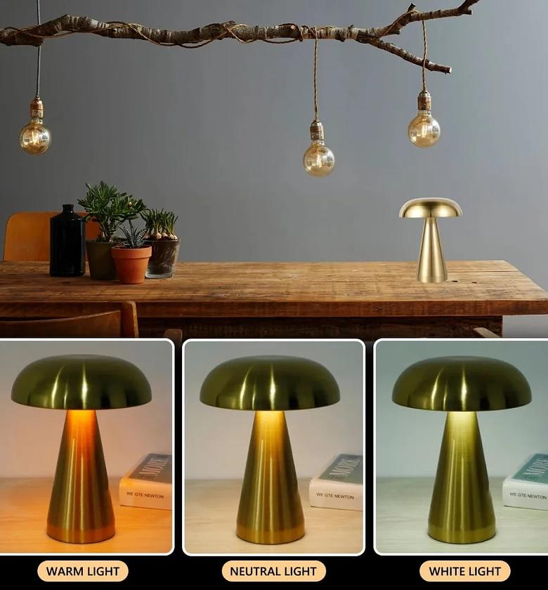Retro Mushroom LED Night Light. image