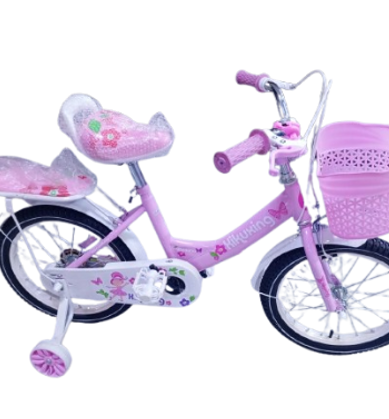 Size 20 Kids' Pink Princess Bicycle For 7 to 11-year-old age range.  image
