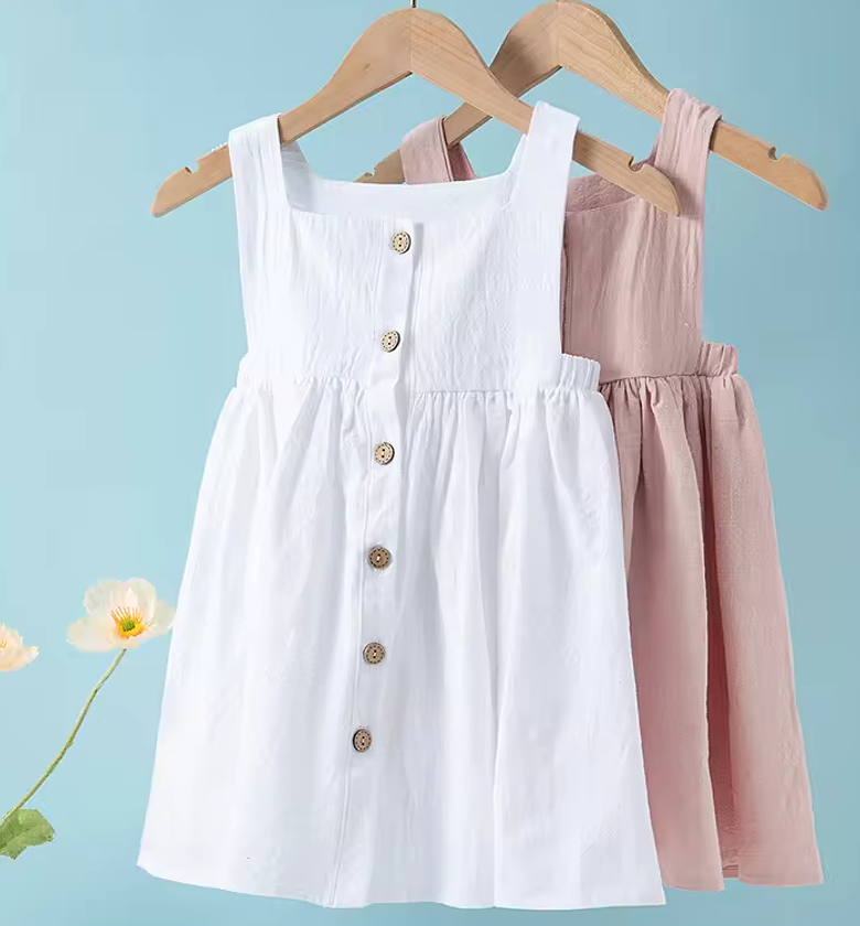 Muslin Button-Up Sundress image