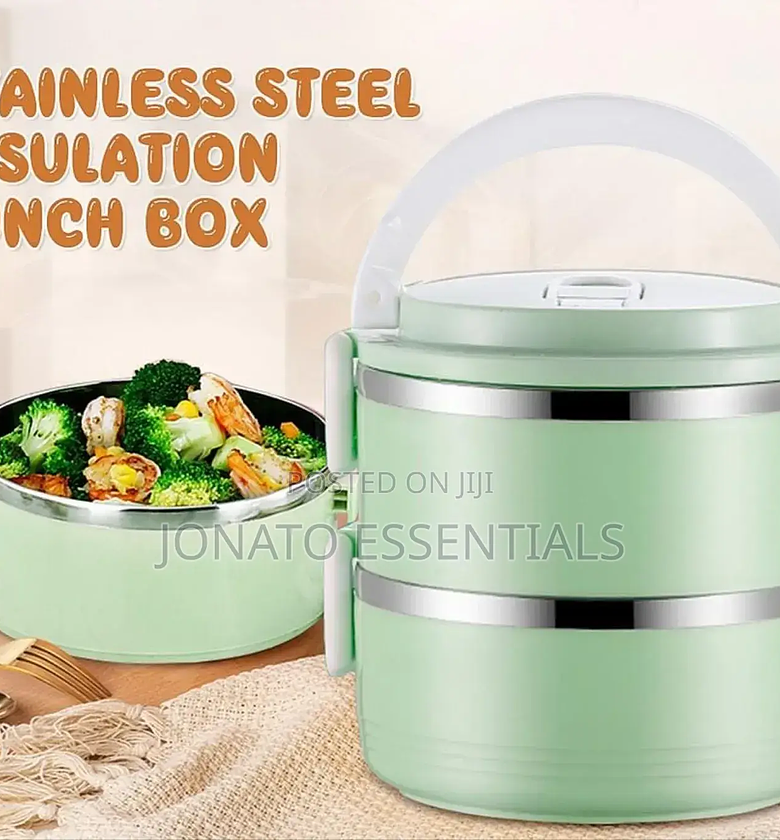 Portable Stainless Steel Thermal Lunch Box image