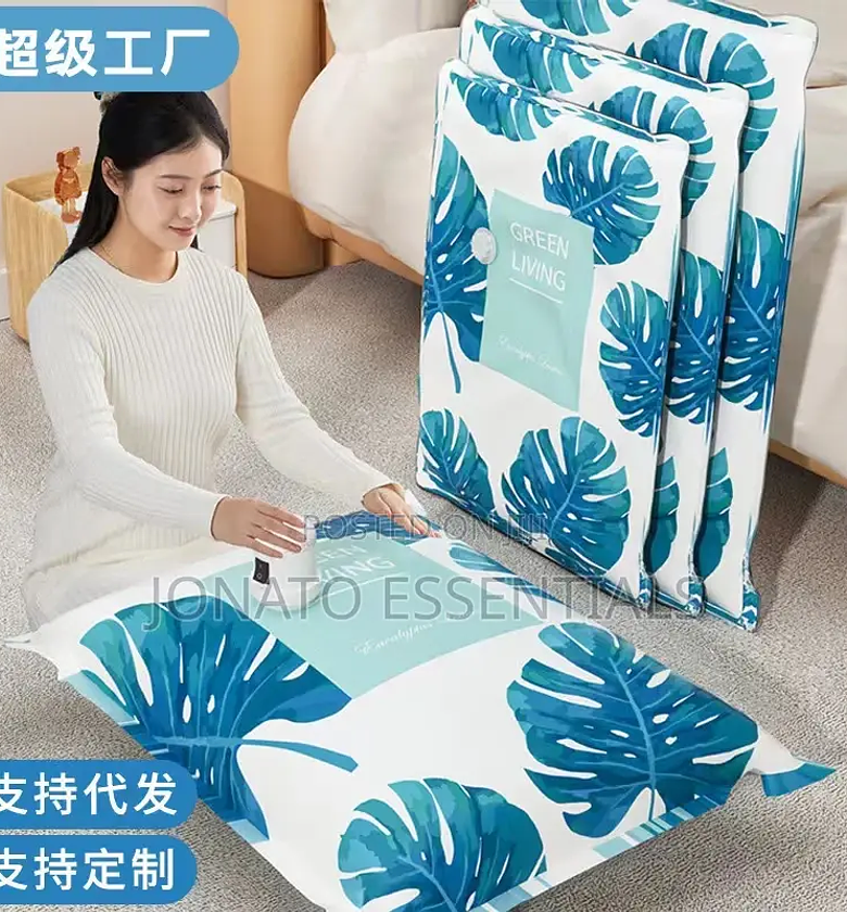 11pcs Vacuum Compression Storage Bags With Electric Pump image