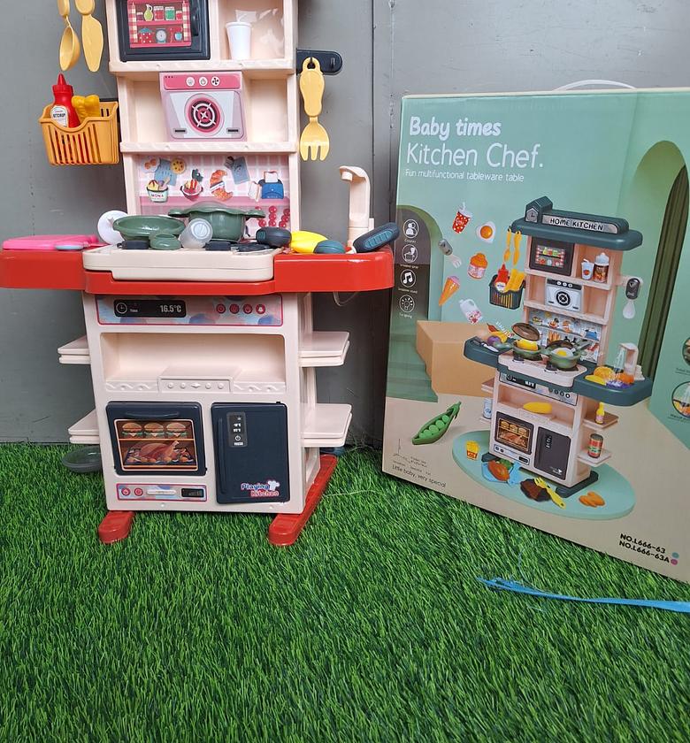 43pcs Kitchen Set. Baby times Kitchen Chef play kitchen set.  image