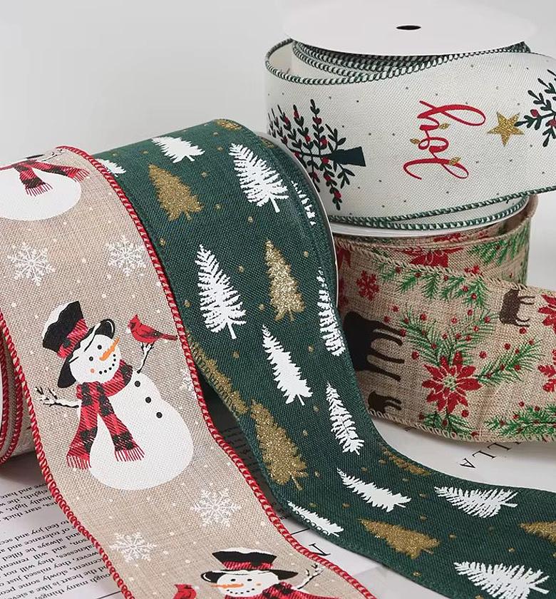 Rustic Cheer Holiday Decorative Ribbon Assortment image