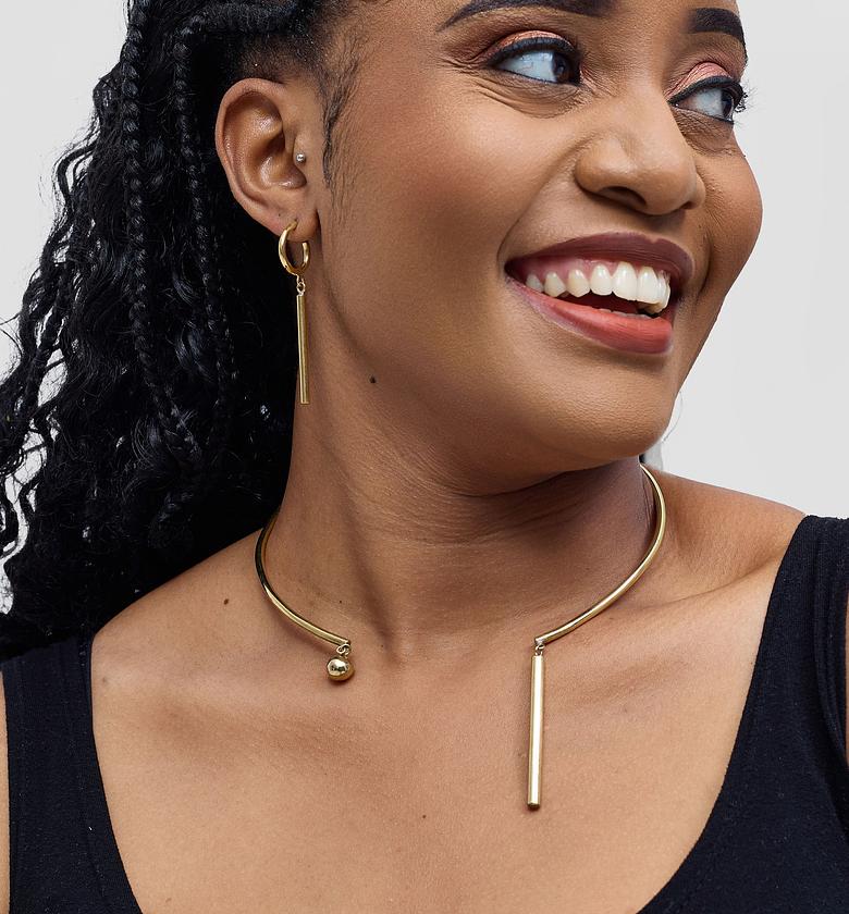Zuri Brass Choker image
