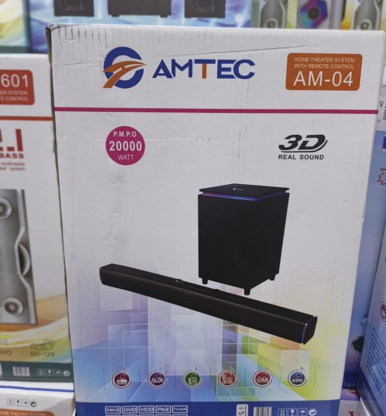Amtec AM-04 Home Theater System with Remote Control.  image