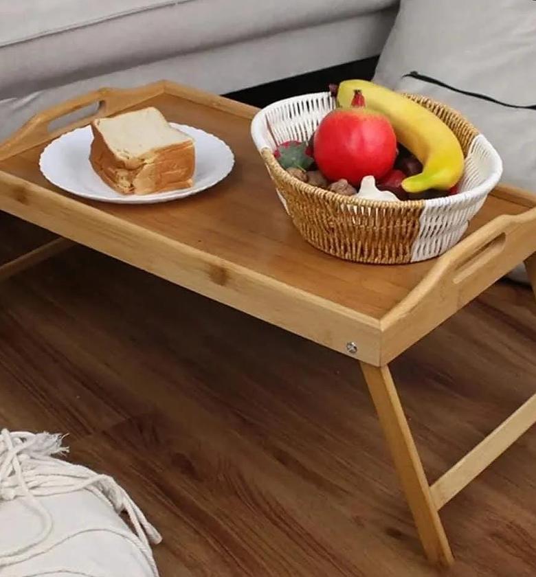 Foldable Bamboo Tray  image