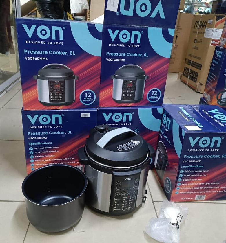 Von 6 litres Electric Pressure Cooker VSCP60 image