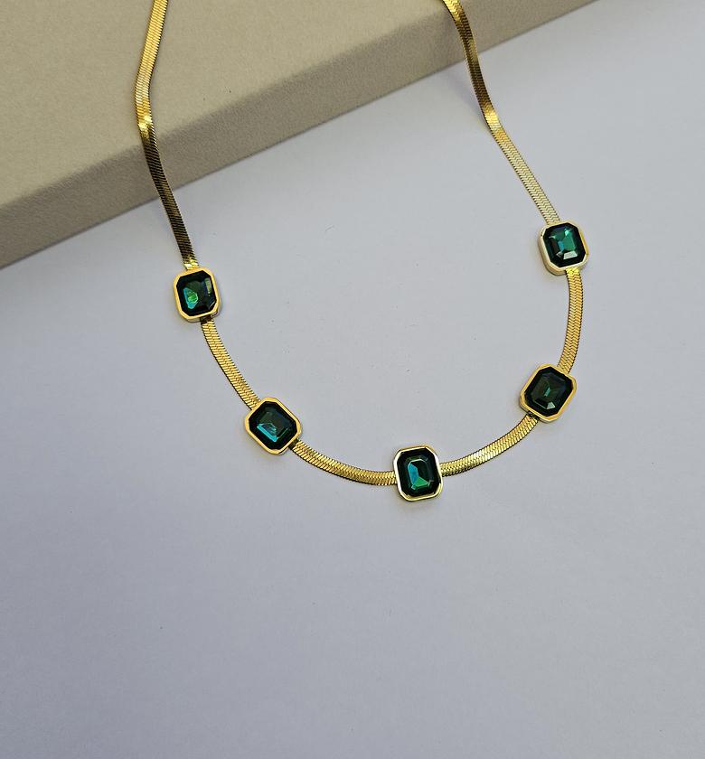 Annette emerald Green necklace  image