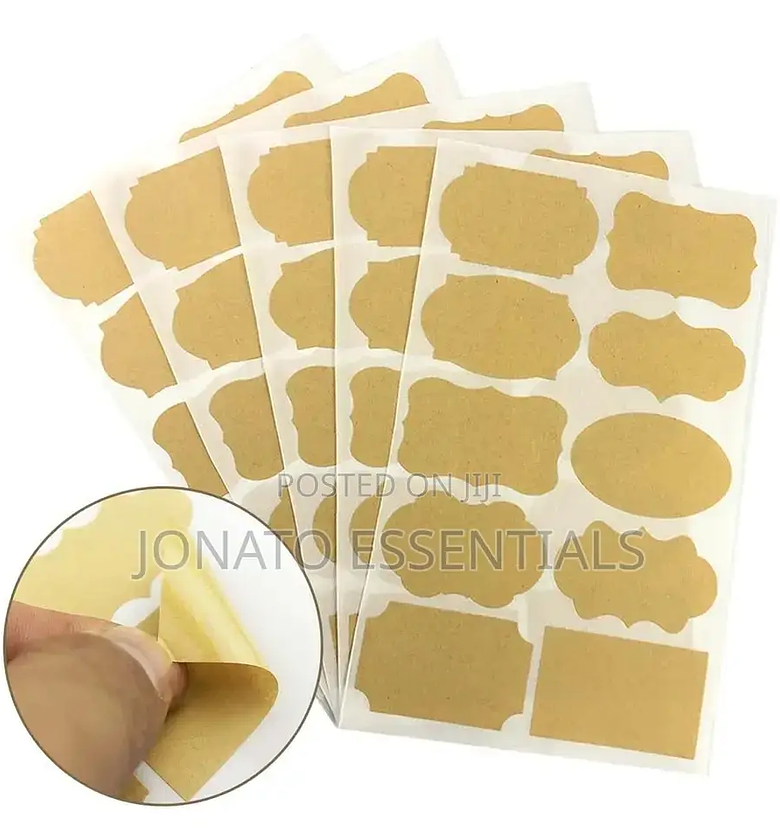 Mudder Fancy Shape Kraft Paper Labels image