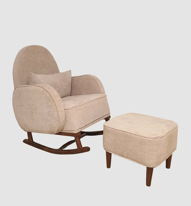 Comfort Rocking Armchair & Ottoman image